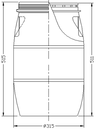 Σειρά Open Top Plastic Drum - 30LΣειρά Open Top Plastic Drum - 30L  