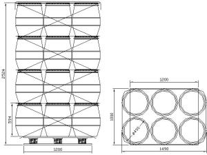 Open Top Plastic Drum Series - 80L